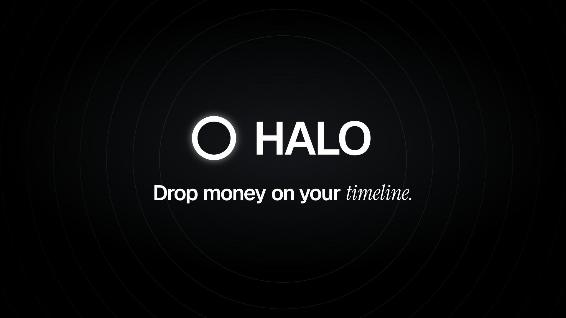 HALO Video end card